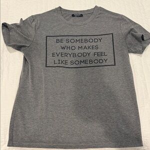 U.S. Polo Assn. Charcoal Motivational Tee